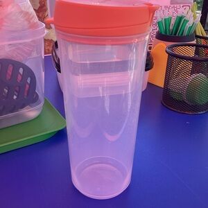 Tupperware Thirst n Sip cups - set of 4 in orange